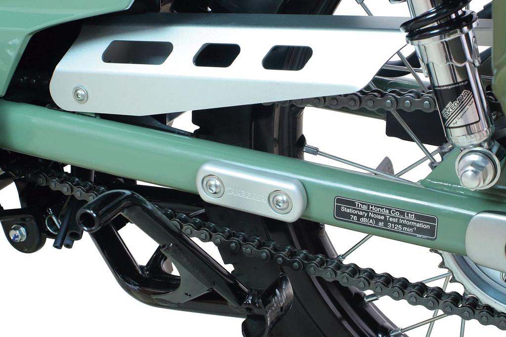 Peças especiais TAKEGAWA capa de marca de pedal de garupa 2 peças 1 conjunto CT125 Cub C125 (JA55/JA65)/Super (JA48/JA58) 06-13-0089
