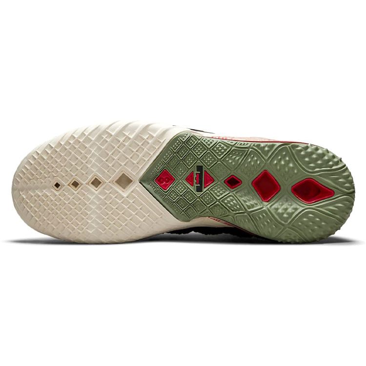 Diana Taurasi X Nike LeBron 18 EP La Cabra Unisex Sneakers Black Pale-Ivory Spiral-Sage CQ9284-008