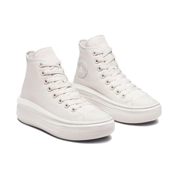 Converse Chuck Taylor All Star Move Edge Glow Casual High Top Canvas Shoes Unisex Sneakers White A04185C