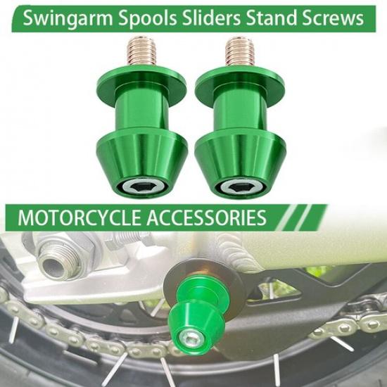 2PCS For CFMOTO 400NK 650NK M10 Swingarm Spools Sliders Paddock Rear Stand Bolt
