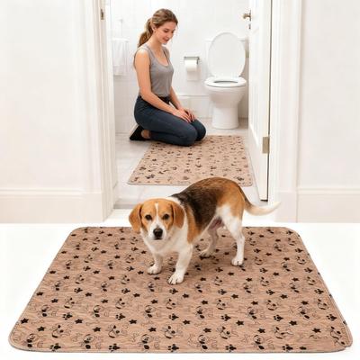 Hundetrainingsunterlagen Rutschfest Waschbar Wiederverwendbar Welpen Haustier Trainingsunterlagen Für Pflege Tägliches Reisen Innenhygiene Zuhause Betten Toilettengang