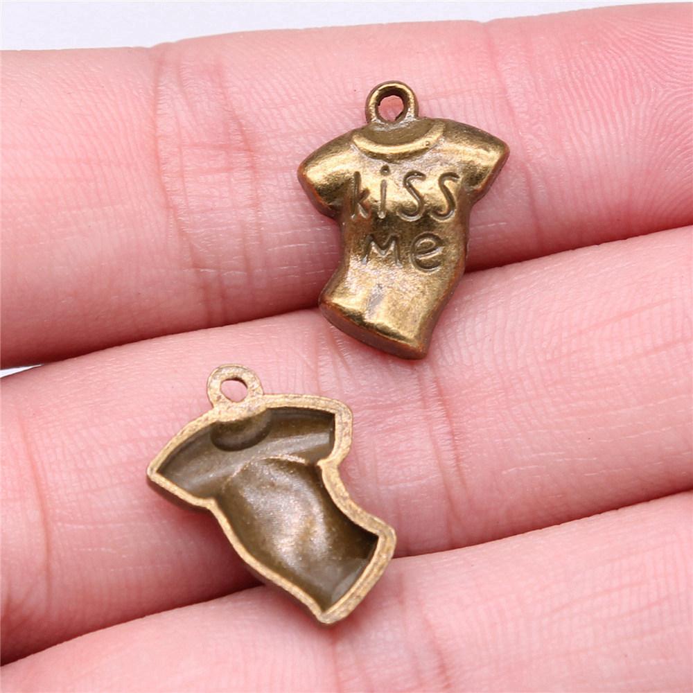 Charms Clothes Hanger Pendants Minimalist Jewelry Components QC031
