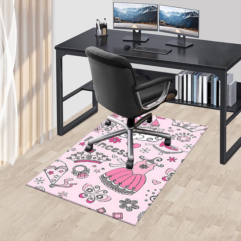 1PC Princess Castle Extra Large Non-Slip Floor carpet, Office, family, bedroom, Studio - Large Area RugJ0329