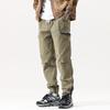 Men's overalls tied feet loose pants trendy brand men's sports and leisure high-end men's pants trousers men's clothing
