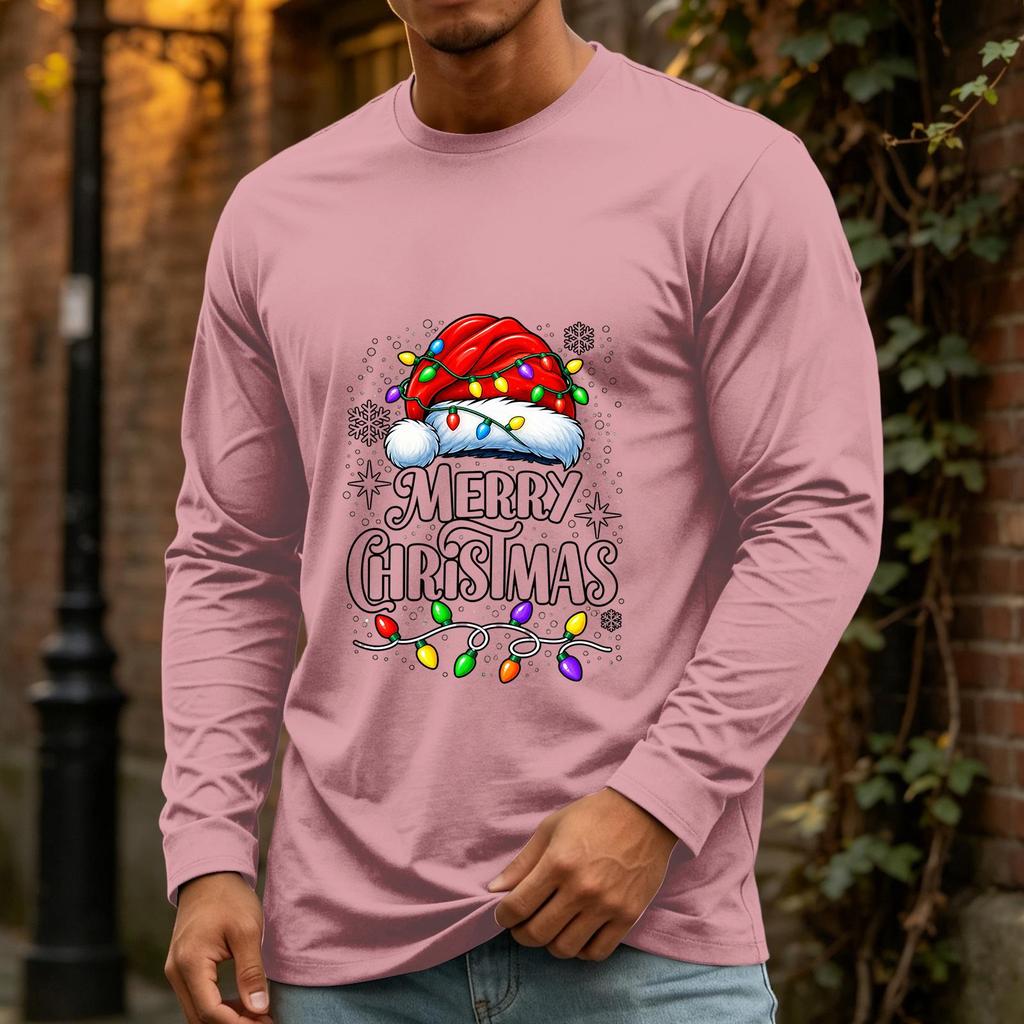 Men's Christmas Casual Long Sleeve Neck Top