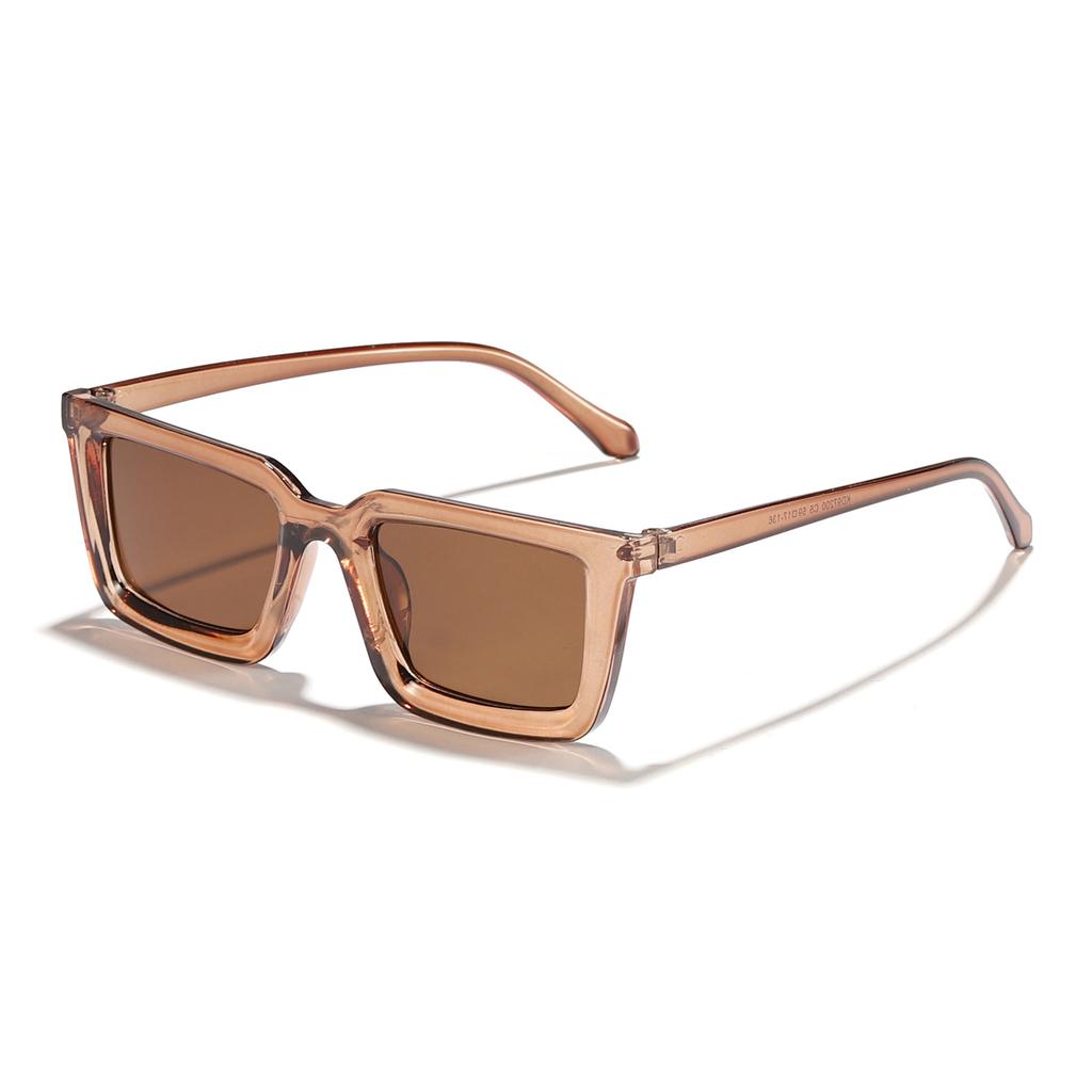 Vintage Quadratische Sonnenbrille Damen Herren Designer Lässige Sonnenbrille Weiblich Männlich Outdoor Klassische Spiegelgläser