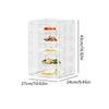 Multilayer Thermal Insulation Food Cover, Transparent Freshkeeping Storage Container With Dustproof Design For Kitchen
