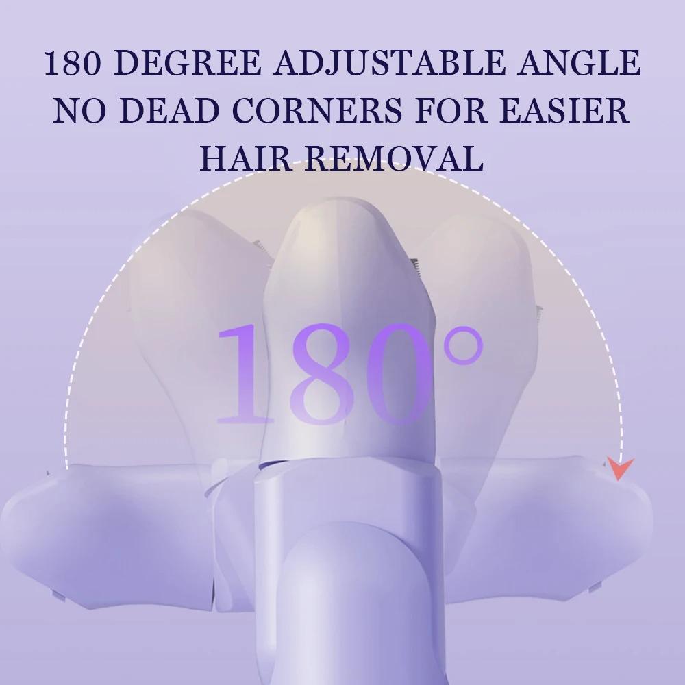 Double-headed Women's Shaver 5-in-1 Electric Hair Remover Multifunctional Hair Trimmer  Travel