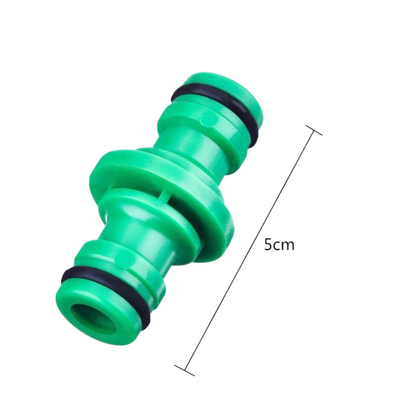 Double-Sided Plastic Hose Connector - Quick Connect Dual Repair Extension