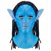 Latexová maska Halloween Z filmu Avatar Navi Kostým s maskováním vlasů