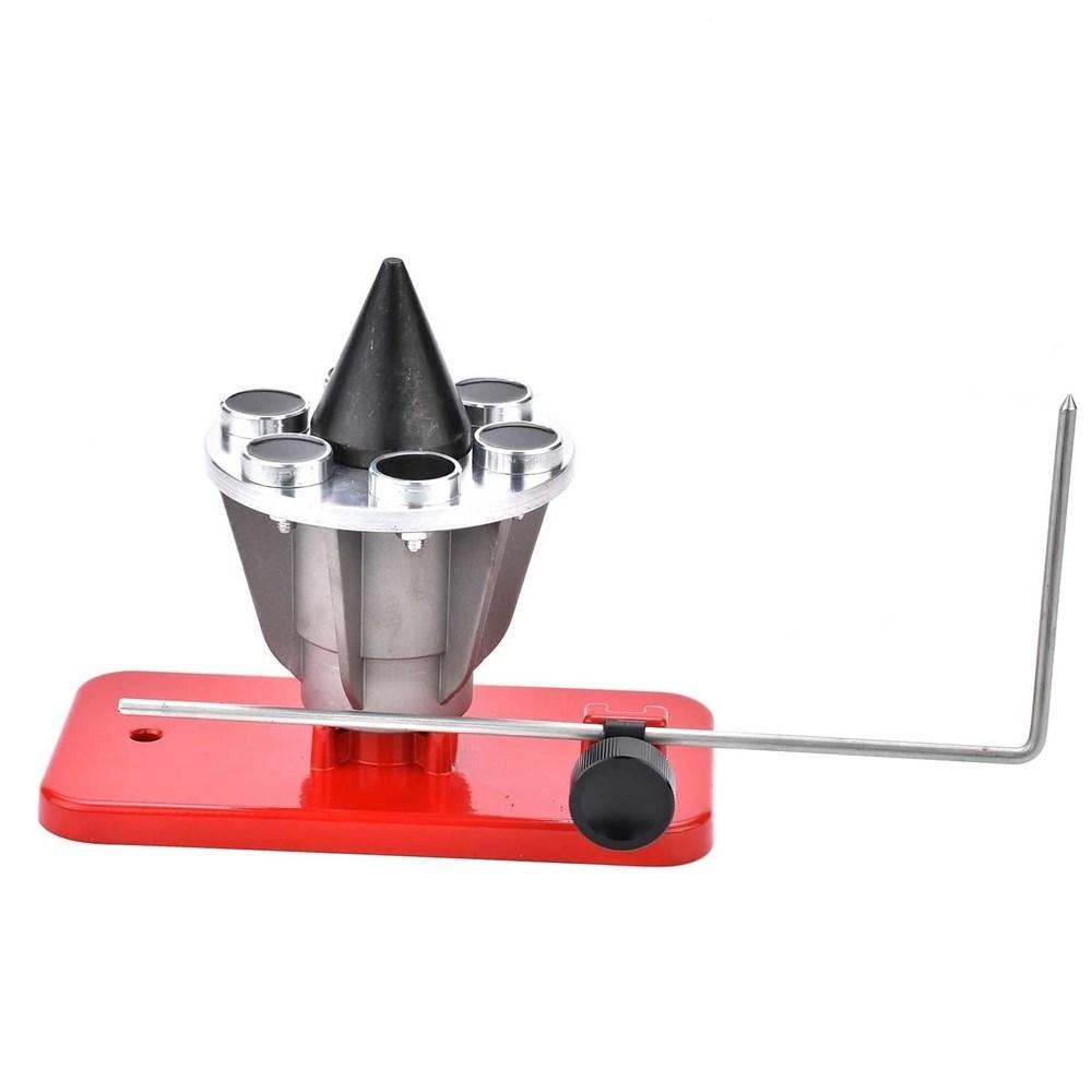 339075B 42-047 Mower Blade Balancer Replace Lawn for Lawnmower Magnetic Wall Mount Blade Balancer Black/Red