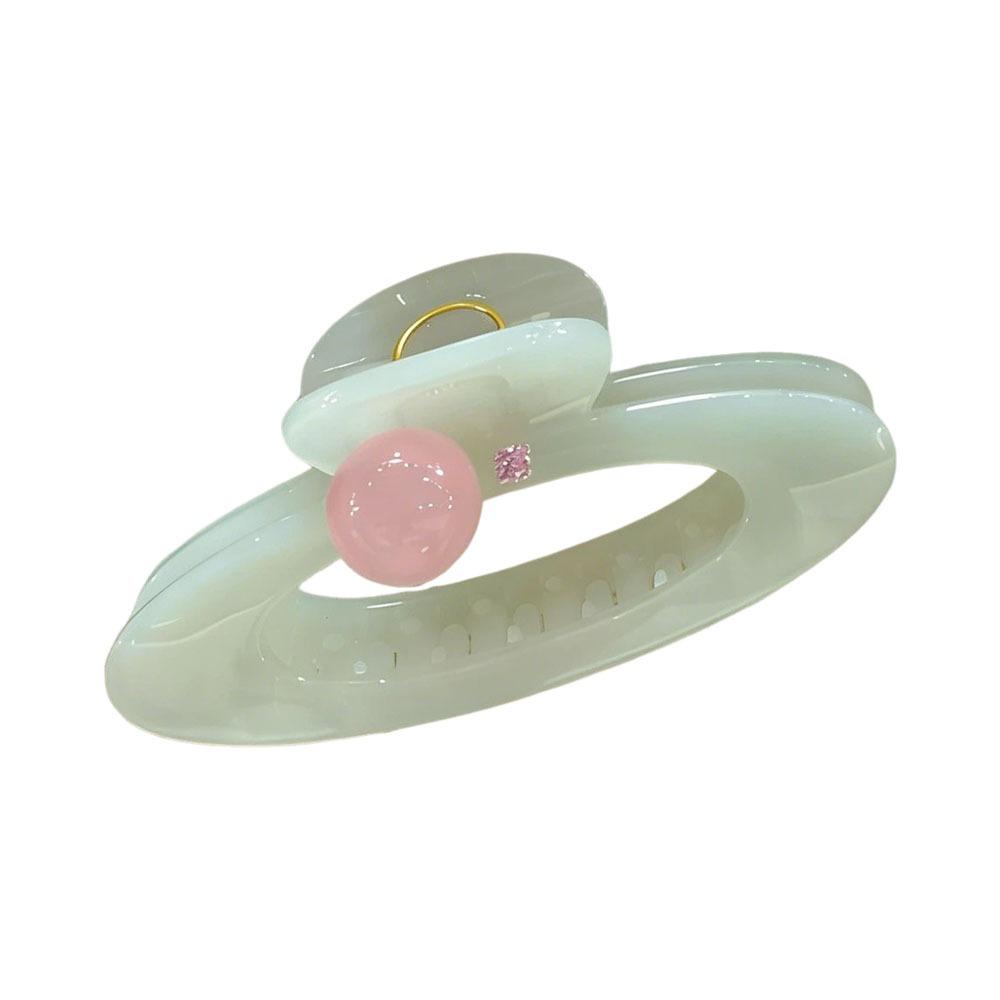 Oval Hair Claw Clips Hollow Out Barrette Hair Clips French Style Bun Hair Clips Date Nights Style-A