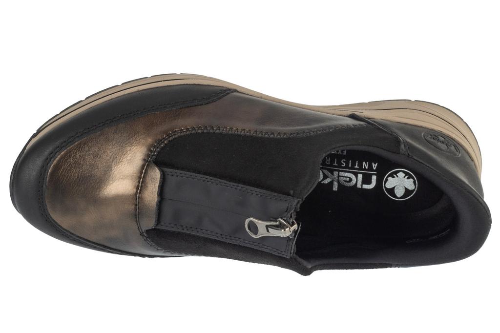 Rieker Shoes, Womens black Half shoes