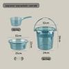 Yicang Household Plastic Bucket 3-Piece Set