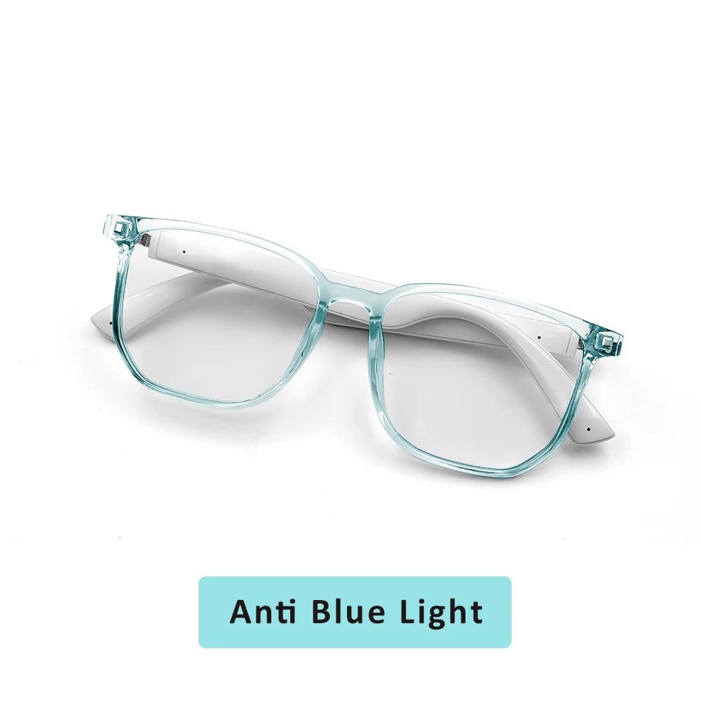 BT 5.3 Color Changing Anti Blue Men Women Fashion Photochromic Smart Glasses Outdoor New Stylish Reading Presbyopia Eyeglasses