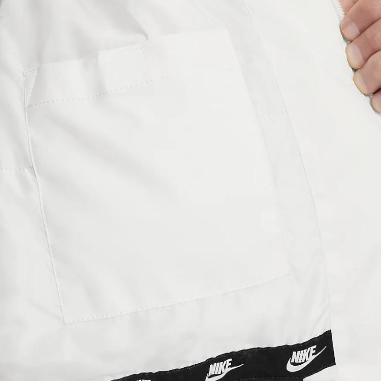 Nike Hooded Jacket Fashionable Comfortable Kids jackets Sail-White HQ7158-133