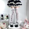 Summer Thin Music Note Sheer Pantyhose for Women Sweet Cool Lolita School Style Versatile Tights Breathable Stockings