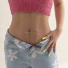 Chaîne de ventre à pampilles superposées Bijoux de corps pour femmes Tendance Sexy Été Plage Ceinture Chaîne de taille 2026 Mode Accessoires de danse du ventre
