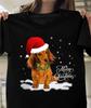 Collection Gildan Shirts Merry Christmas Dachshund Dog Cotton Unisex S-5XL MQ544 Unisex T-Shirt