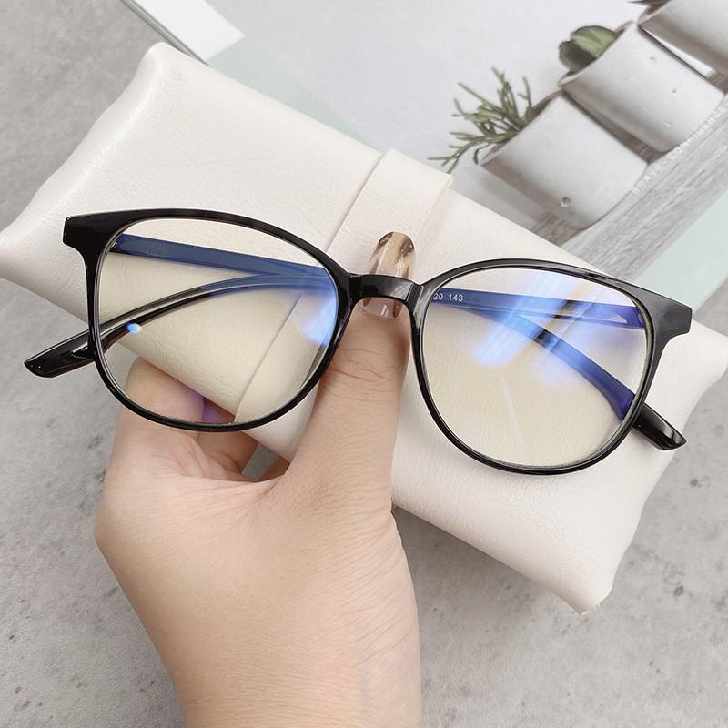 

Unisex Transparent Myopia Glasses Men Women Vintage Blue Light Blocking Eyewear Clear Lens Short-Sighted Eyeglasses For Female 0(anti-blue)