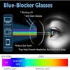 Portable Blue Light Blocking Glasses Black Leopard Square Frame Eyeglasses Men and Women Anti Blue Ray Office Computer Goggles
