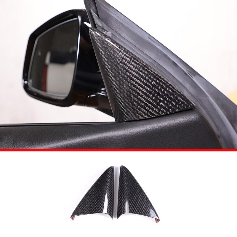 Real Carbon Fiber For Toyota Supra MK5 A90 2019-2025 Center Console Steering Wheel Interior Gear Decoration Mirror Trim Sticker