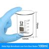 Borosilicate Glass Measuring Beaker Set: 50ml, 100ml, 250ml, 500ml