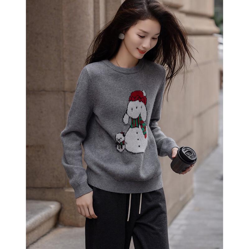 Demana Women s Colorblock Jacquard Knit Sweater XL