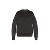 Solid Color Crew Neck Pullover Casual Long Sleeve Sweatshirt Men Sweatshirt Black 3H1M61-1JETZ-0999