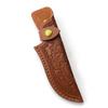 Multi-function Leather Sheath Brown Straight Knife Cover Waist Belt Buckle  Outdoor Tool