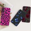 Case For Tecno Spark 7 Pro Phone Cover for Tecno Spar 7P KF7j Spark7 7T Soft Silicone TPU Black Butterfly Painted Flower Fundas
