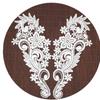 Water Soluble Lace Pair Flower, Polyester Light Silk Embroidery, Three-Dimensional Hollow Embroidery Diy Lace Accessories