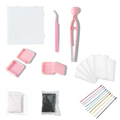 MircTuDou Perler Beads Ironing Beads Set Beads DIY Craft Kit Birthday Gift Easy for Anyone Color 24-Color 2.6mm Approx. 12,000 (6 Schemes)