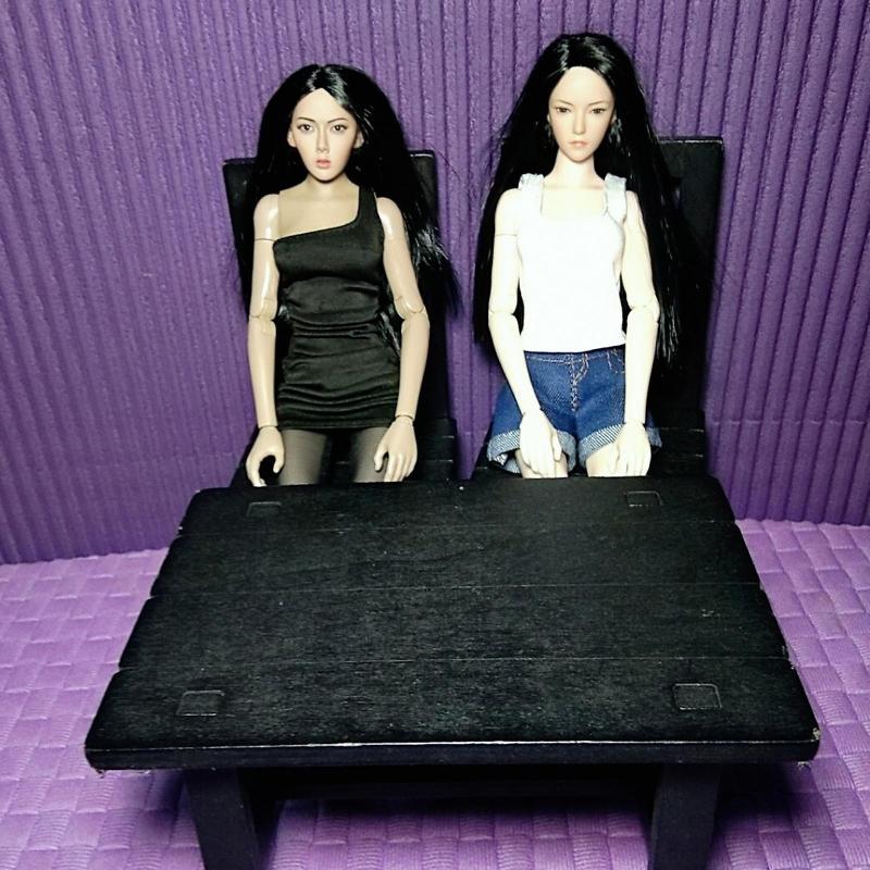 1/6 Scale Furniture Chair Table Set for 12" Action Figures Accessories