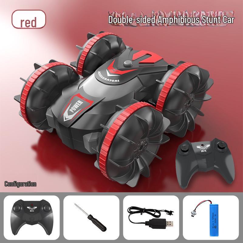 Dual-Mode Remote Control Amphibious Toy Car: Water & Land Stunt Vehicle for Kids 2.4G