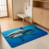 ANIME G-Great White Shark Floor Mat Absorbent Floor Mat Non-Slip Entrance Rug for Bathrooms Restrooms and Toilets