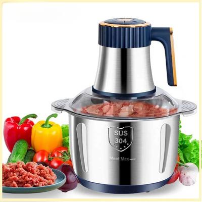 5L Electric Meat Grinders Food Crusher Stainless Steel Multifunctional Vegetable Slicer Processor Chopper Kitchen Appliances