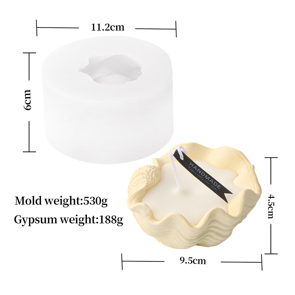 

Sea Shell Silicone Candle Mold Craft Conch Making Tools Storage Jewelry Resin Plaster Soap Mould Home Aromatherapy Decor