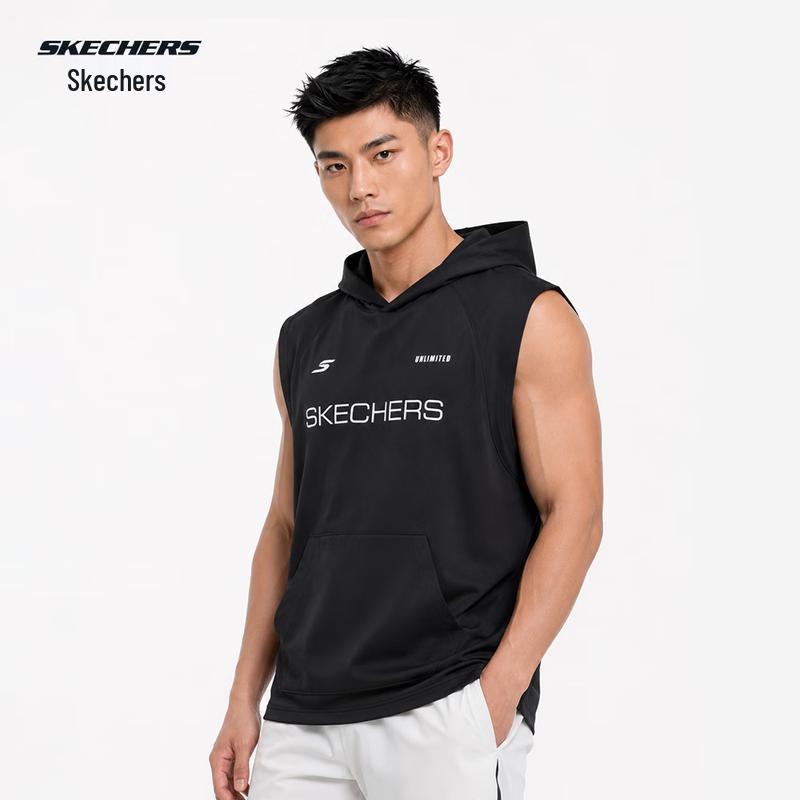 Skechers Men's Hooded Training Pullover Vest