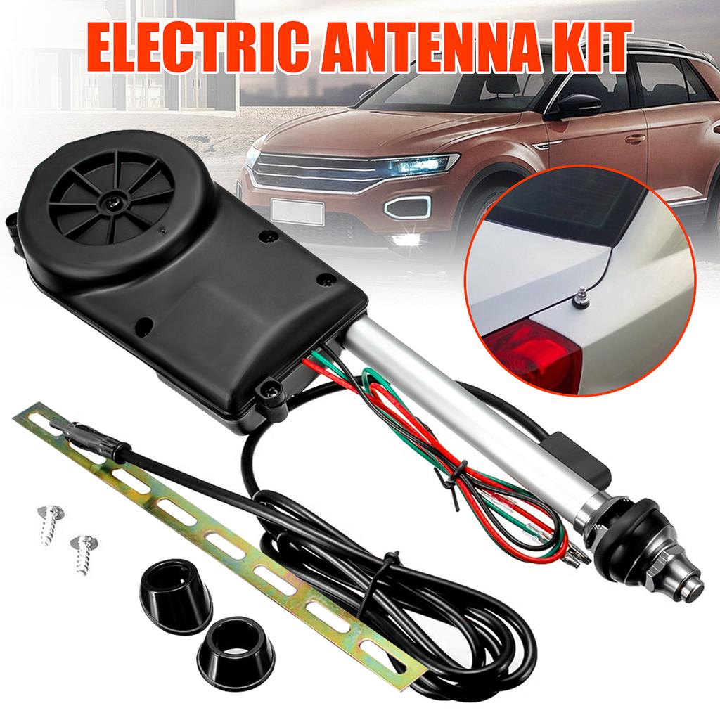 Buy Car Electric Aerial Radio Automatic Booster Power Antenna Kit Car