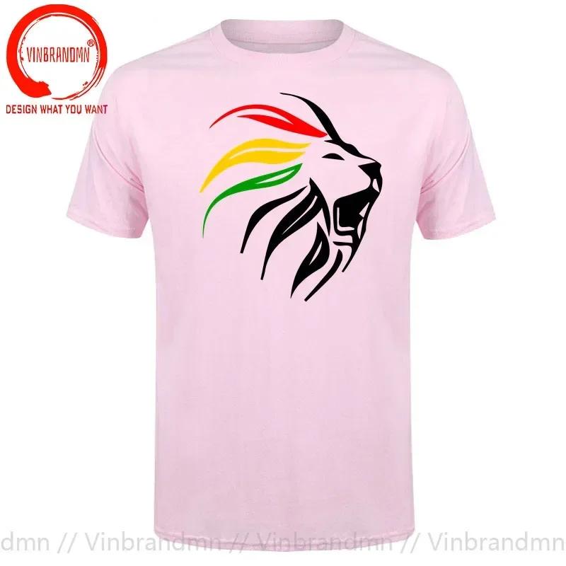 Rasta Lion Rastafari Jamaica Gift For Reggae Lover Tshirt Rasta Lion T Shirt Unisex Hip Hop Streetwear Harajuku Tee Shirt Clothing