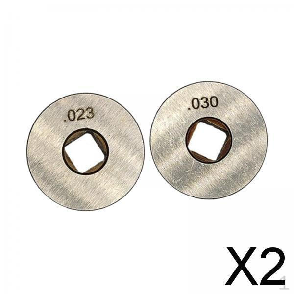 

2x Металлический подающий ролик для сварочной проволоки, запасные части для сварочных аксессуаров