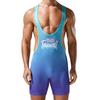 TAUWELL Men's New Fitness Swimming Suit Breathable 100% Polyester Knitted Quick Dry Vest Shark Pants for Foreign Trade