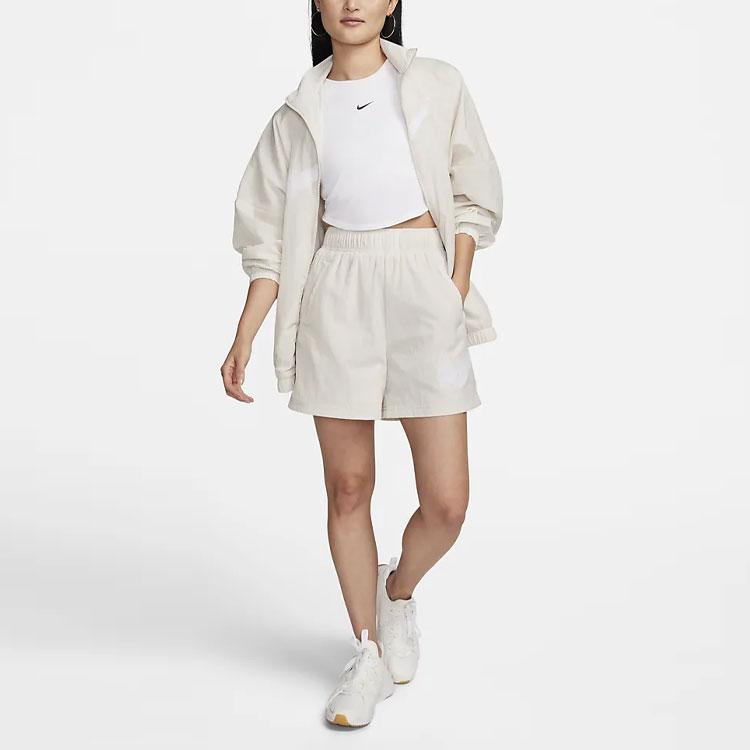 New Nike Sportswear Essentials Series Sports Shorts Women's Light Redwood Umber DM6740-104