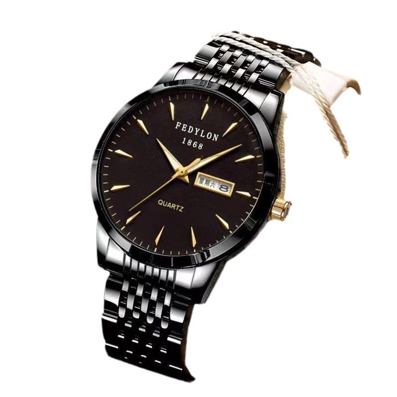 Reloj de Movimiento Automático Nuevo Luminiscente Resistente al Agua Reloj Calendario para Hombre Cuarzo Coreano No Mecánico