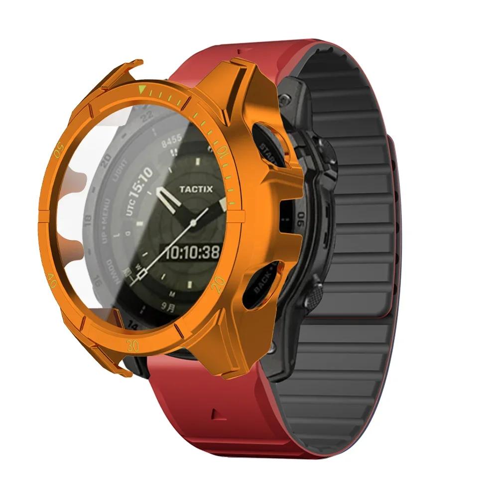 

Ремінець+Чохол Для Garmin Fenix 8 47 51мм Захисне Скло Магнітний Силіконовий Ремінець Швидкознімний Браслет Захисник Fenix8 Аксесуари Fenix 8 51mm-AMOLED