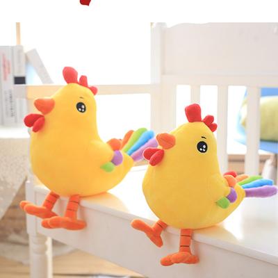 25cm/35cm/45cm Stylish Cute Appearance Ornament Good-looking Cartoon Chicken Doll Soft Sofa Throw Pillow Home Decor