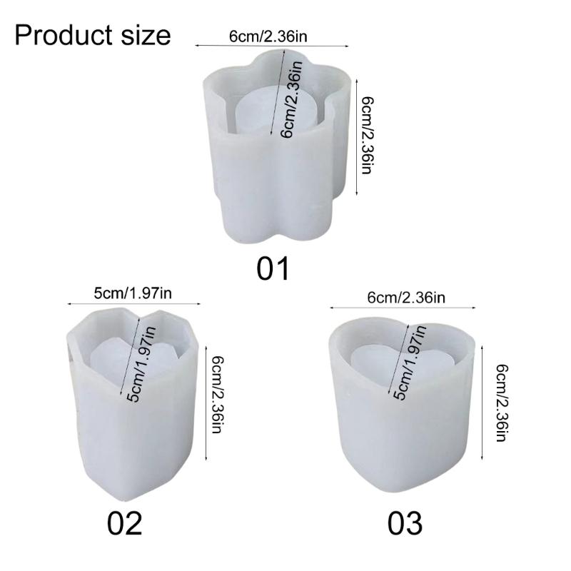 Creative Succulent Pen Holder Silicone Mould Individualized Flower Vase Silicone Moulds for Unique Home Tabletop Decors