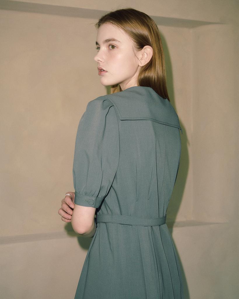 Oqual Belted Sailor Dress
