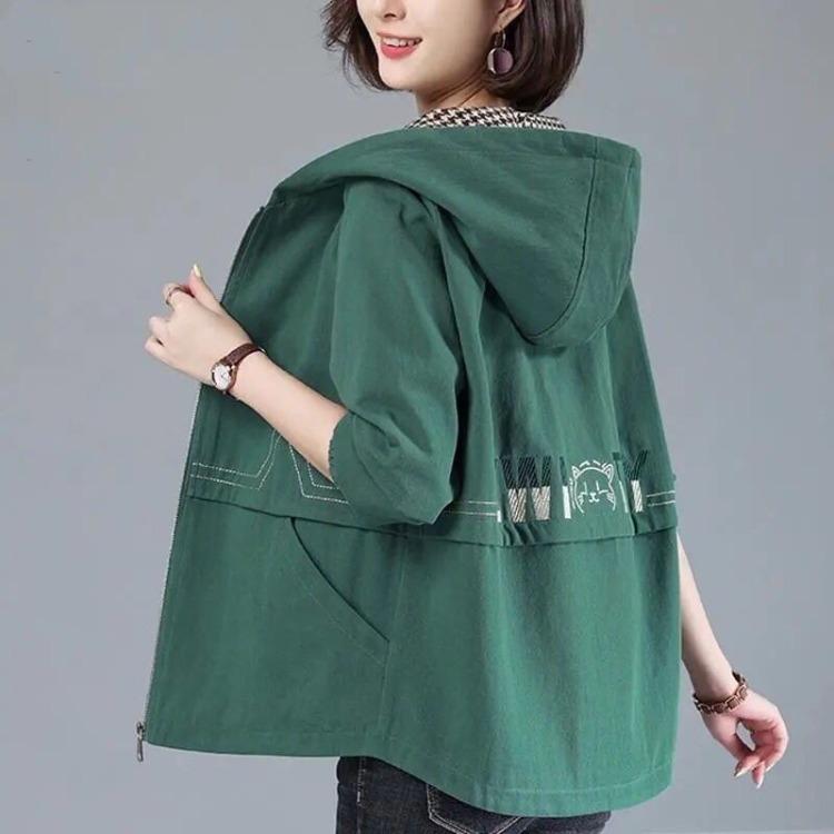 Casual and Comfortable Women's Jacket for Spring Loose Fit Clothes